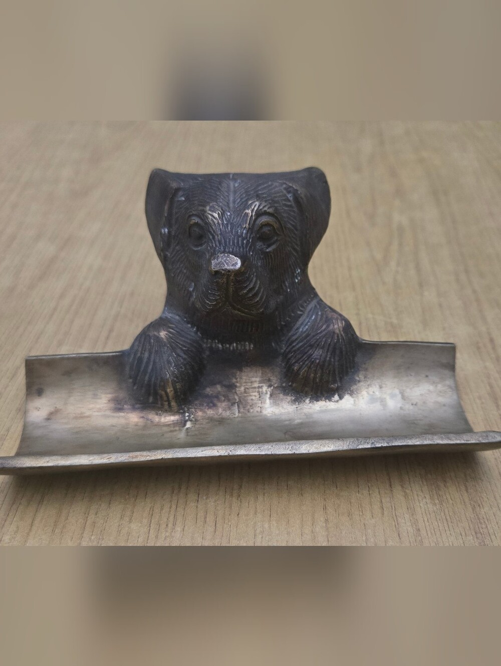 Brass Dog Pen Holder